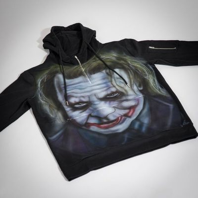 Airbrush hoodie of the Joker