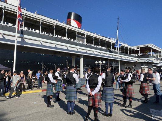 The Scottish Band @ The Scots Festival @ The Queen Mary in Long Beach Feb. 2020