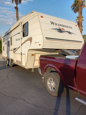 Trailer moved from Southern California to Washoe Valley