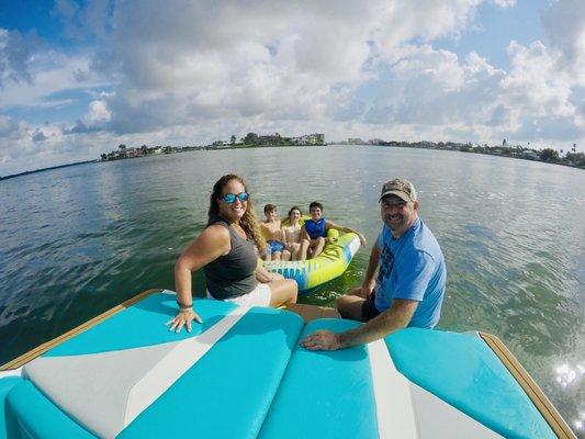 Family tubing fun