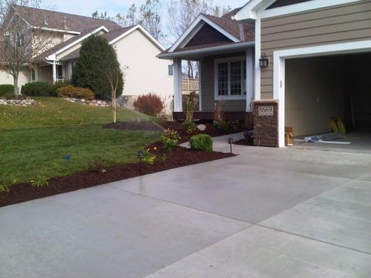 -Completely New Landscape and Sod-