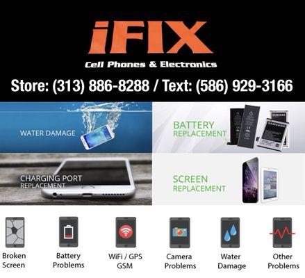 Cell phone & Tablet Repair at iFIX detroit