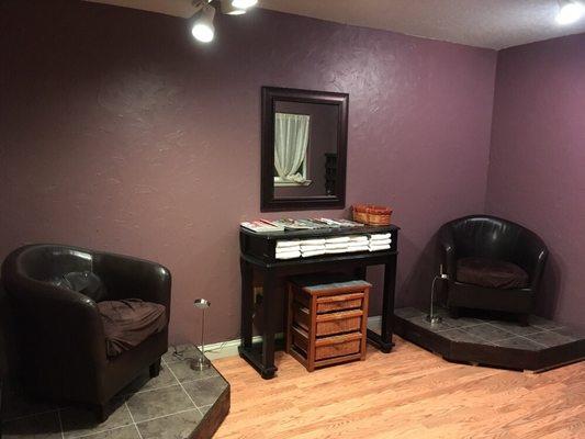 New look for the pedi room!!!