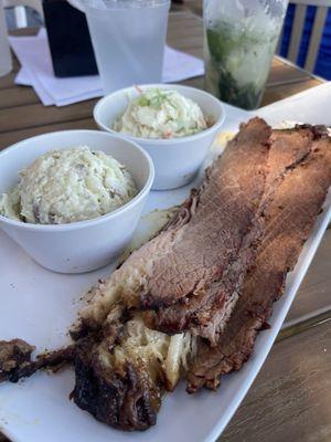 Brisket and two sides