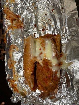 Eggplant Parm. Just look at the breading. Much bette than Beverly pizzeria.