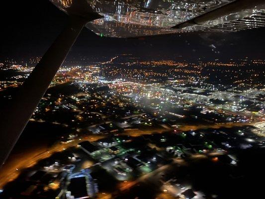 Bowling Green as seen at night!