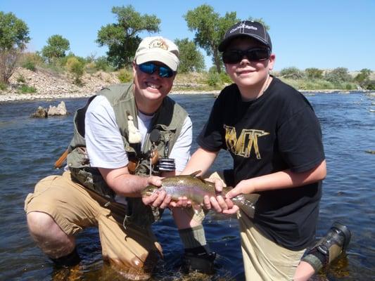 Happy customers on the Pueblo Tailwater!