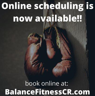 Schedule your kickboxing class online! First class is FREE!