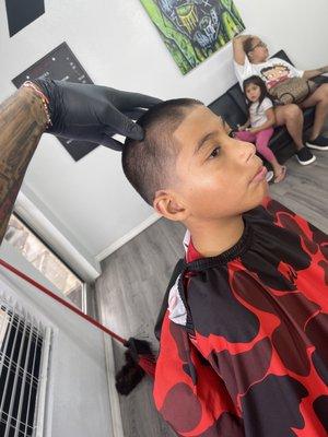 Kids haircut