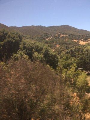 Nice view just north of Paso Robles on the right side of the train going south!