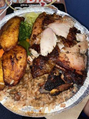 jerk chicken plate