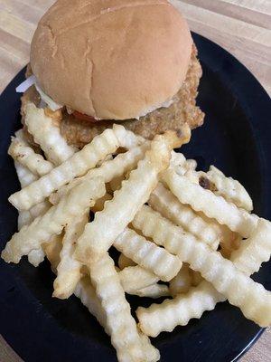 Tenderloin and fries