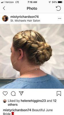 Updo by Misty