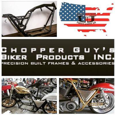 For a limited time...purchase any Chopper Guys frame and receive a set of West Coast T-bars!