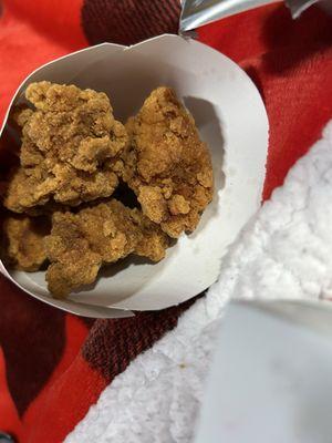 Old nuggets (refried and hard)