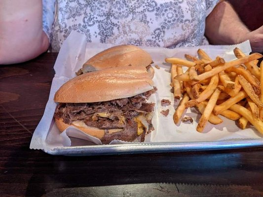 Ribeye steak sandwich