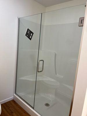 Shower glass