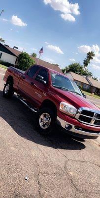 Dodge Cummins with a flash shine!