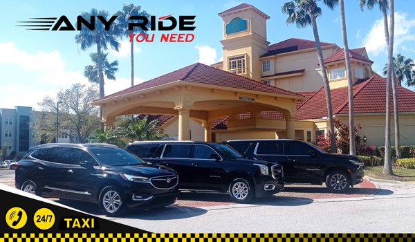 Transportation service (24 hours every day of the year) in Orlando Florida, all types of vehicles Sedan, XL and Luxury SUV