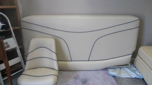 Boat reupholstered