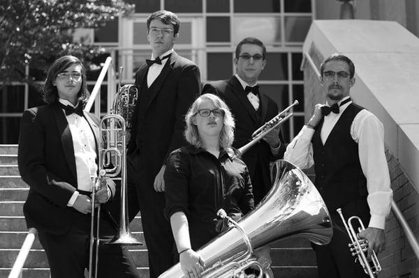 Press Photo: Spectacle Brass of Atlanta, Georgia-- one of the Southeast's premiere brass quintets