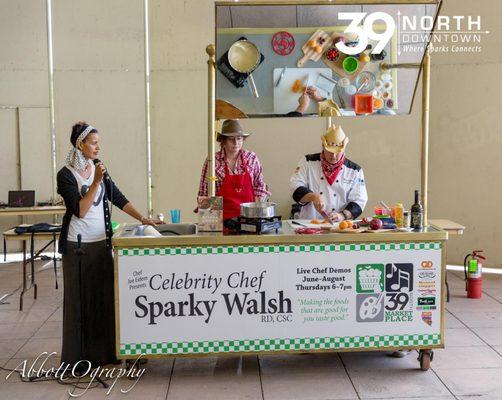 Chef Demo with Chef Sparky Walsh and guests