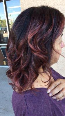 RoseRed Balayage