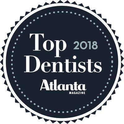 Featured in Atlanta Magazine as one of Atlanta's Top Dentists of 2018!