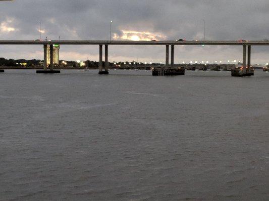 View off the stern.