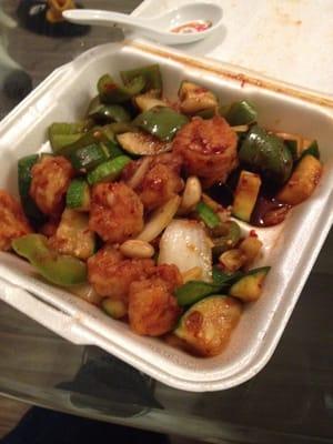 Large Kung Pao shrimp