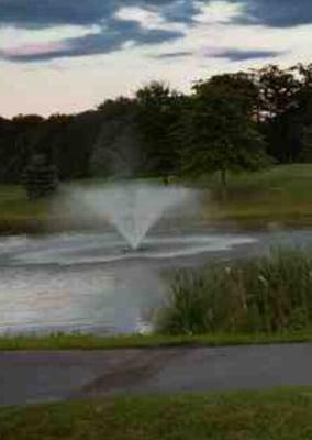 The lovely fountain behind ball room