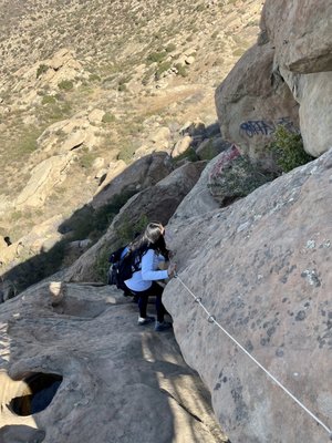 Entrance to cave. Hummingbird Trail 1/2/2021