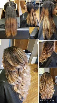 Color correction by crystal leathers