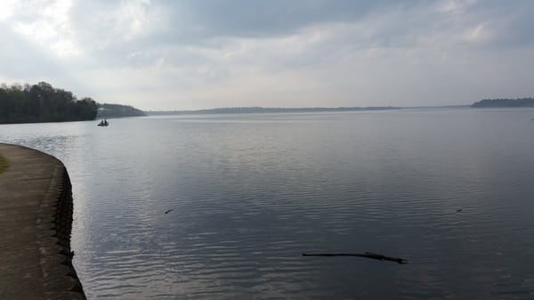 A good wide view of the River from this park.