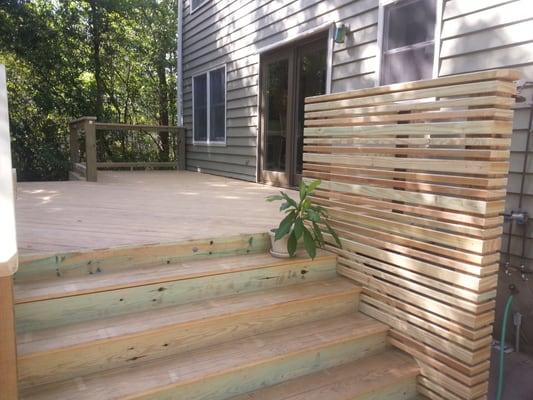 Custom Deck and Outdoor Shower