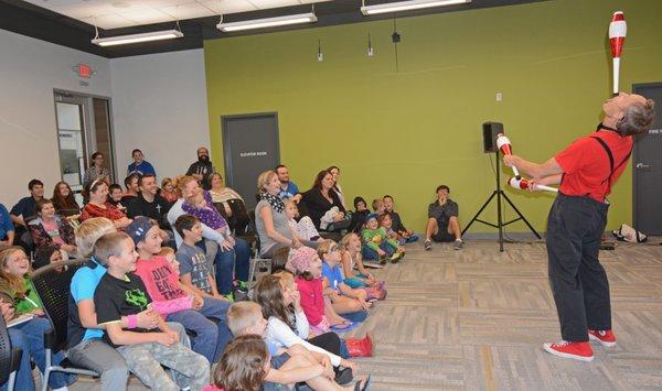 Having fun at the Canby Public Library! by staff