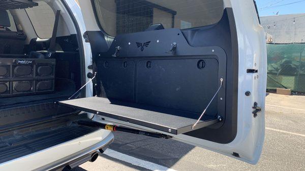 GX460 Victory rear drop table molle panel install