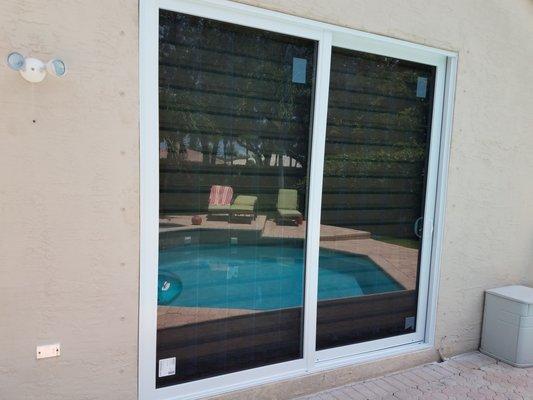 Sliding door repair and installation