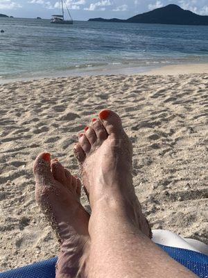 Beach toes