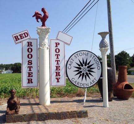 Look for the red rooster!