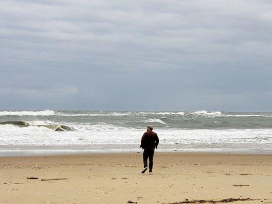 Walking on the Beach at Cape Hatteras National Seashore