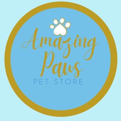 Amazing Paws Pet Store Logo