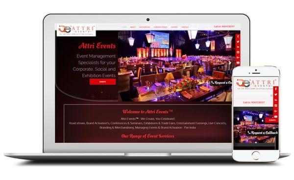 Customer example: "Attri Events"