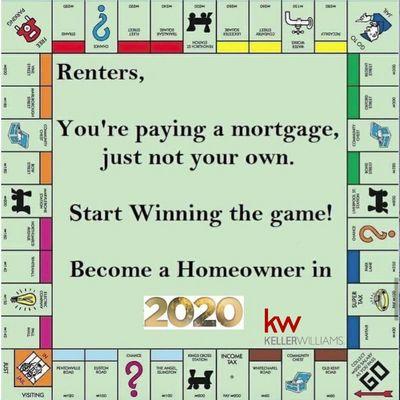 "Start Winning the Game!!" #Homeowner #Building Equity #Enjoyment #Privacy