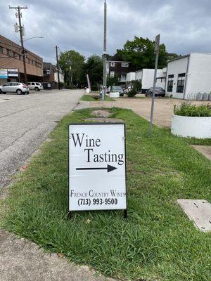 Wine tastings 12-5PM on Saturdays