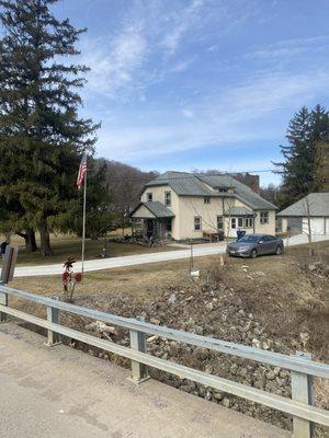 Concrete driveway