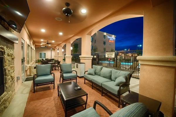 Enjoy a relaxing evening on our outdoor patio.