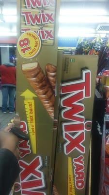 A foot of #twix OMG