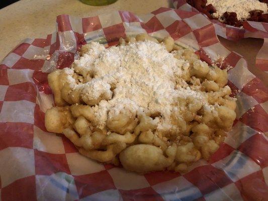 Powdered Sugar Funnel Cake