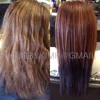 Before & After: Two tone color